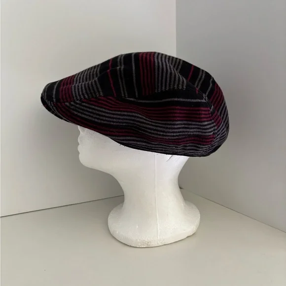 NWOT Quicksilver Striped Newsboy Flat Cap Size L/XL - Picture 3 of 7